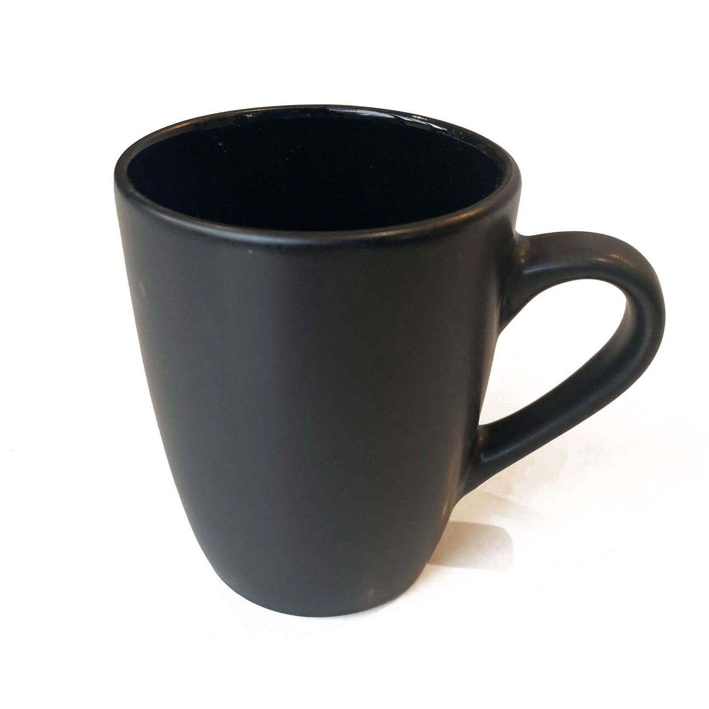 Amalfi Ceramic Mug Dinnerware Set (Black, 4 Piece Set)