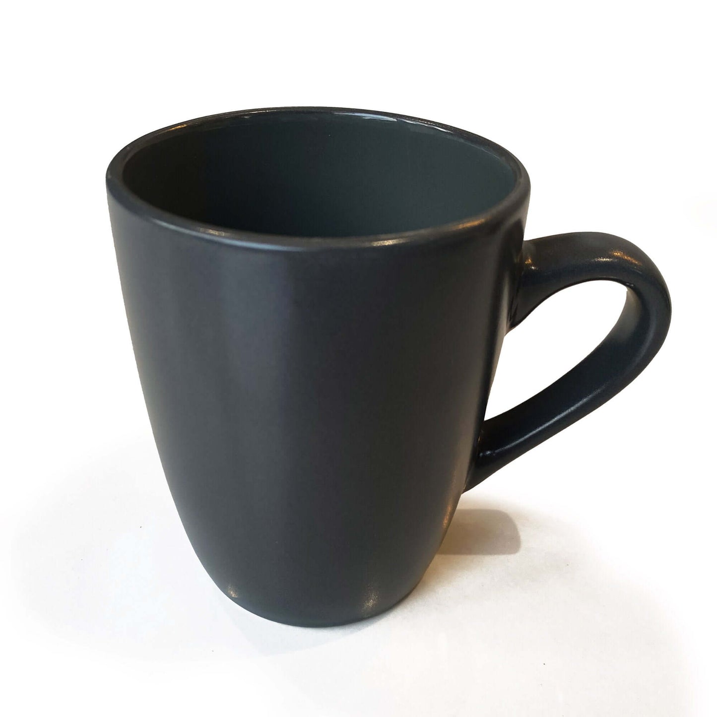 Amalfi Ceramic Mug Dinnerware Set (Charcoal, 4 Piece Set)