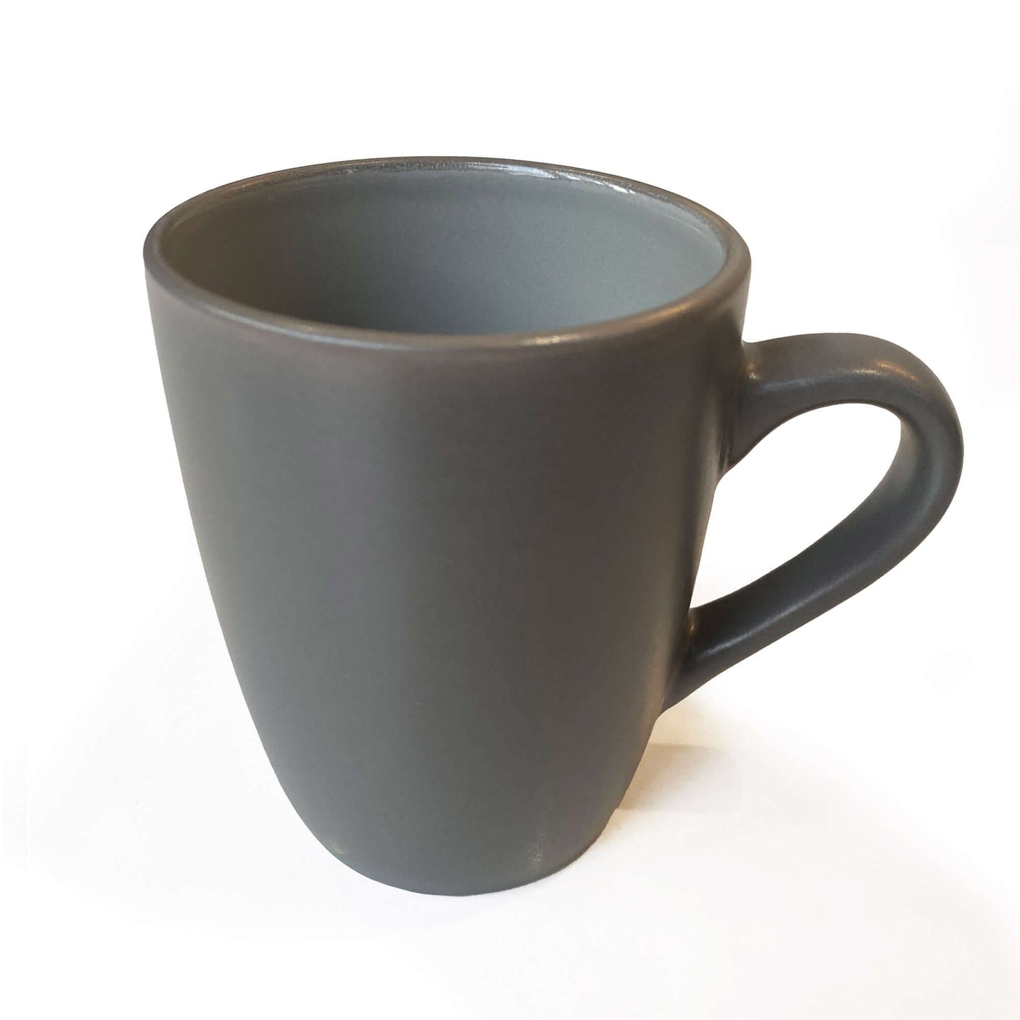 Amalfi Ceramic Mug Dinnerware Set (Grey, 4 Piece Set)