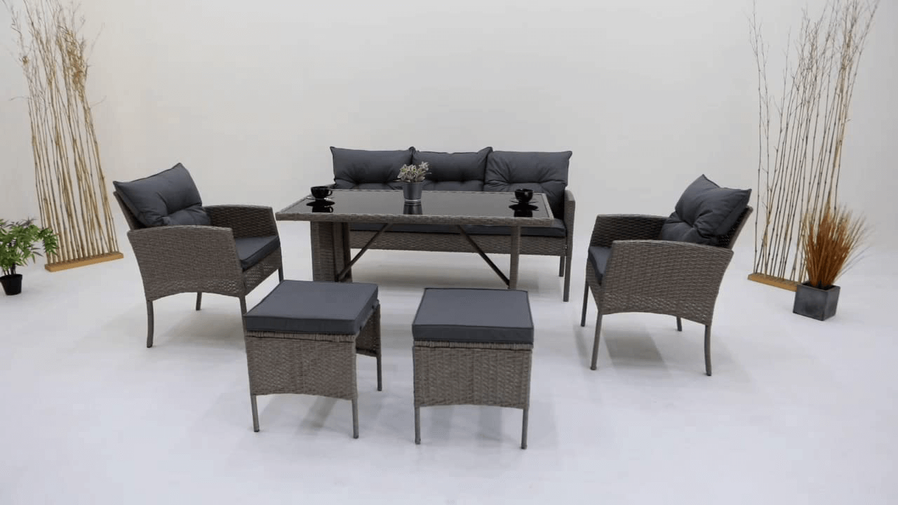 7 Seater GardenCo Garden Furniture Dinning Set
