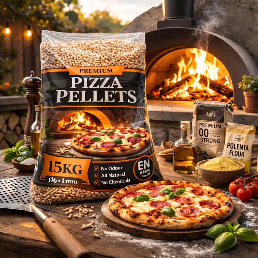 15kg Premium Hardwood Pizza Oven Wood Pellets
