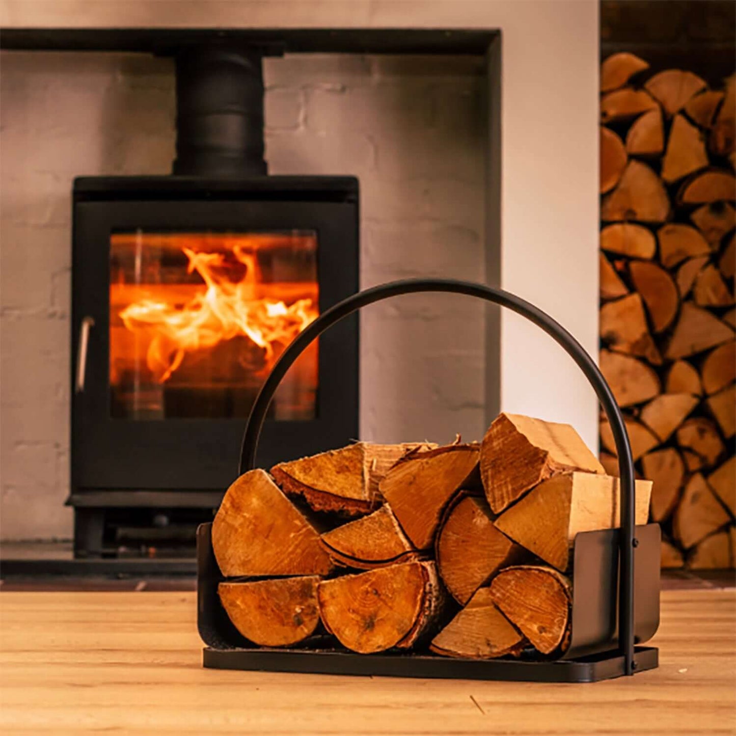 20kg Big Stack Kiln Dried Fire Logs - Hardwood 75L Log Burning Stove & Home Open Fire Wood