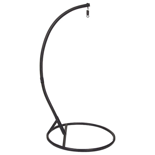 Single Hanging Egg Chair Stand - Indoor and Outdoor Use - Portable - Black or Grey