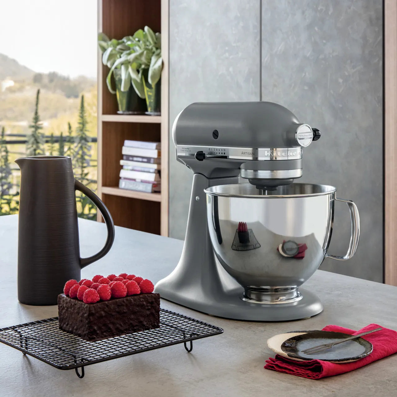 Matte gray kitchenaid mixer deals