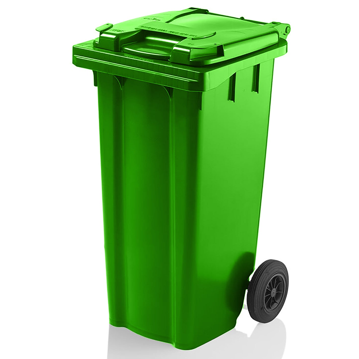 Outdoor Wheelie Bin 80L, 120L, 140L, 180L, 240L, 360L Council Size with Rubber Wheels - Colour Options