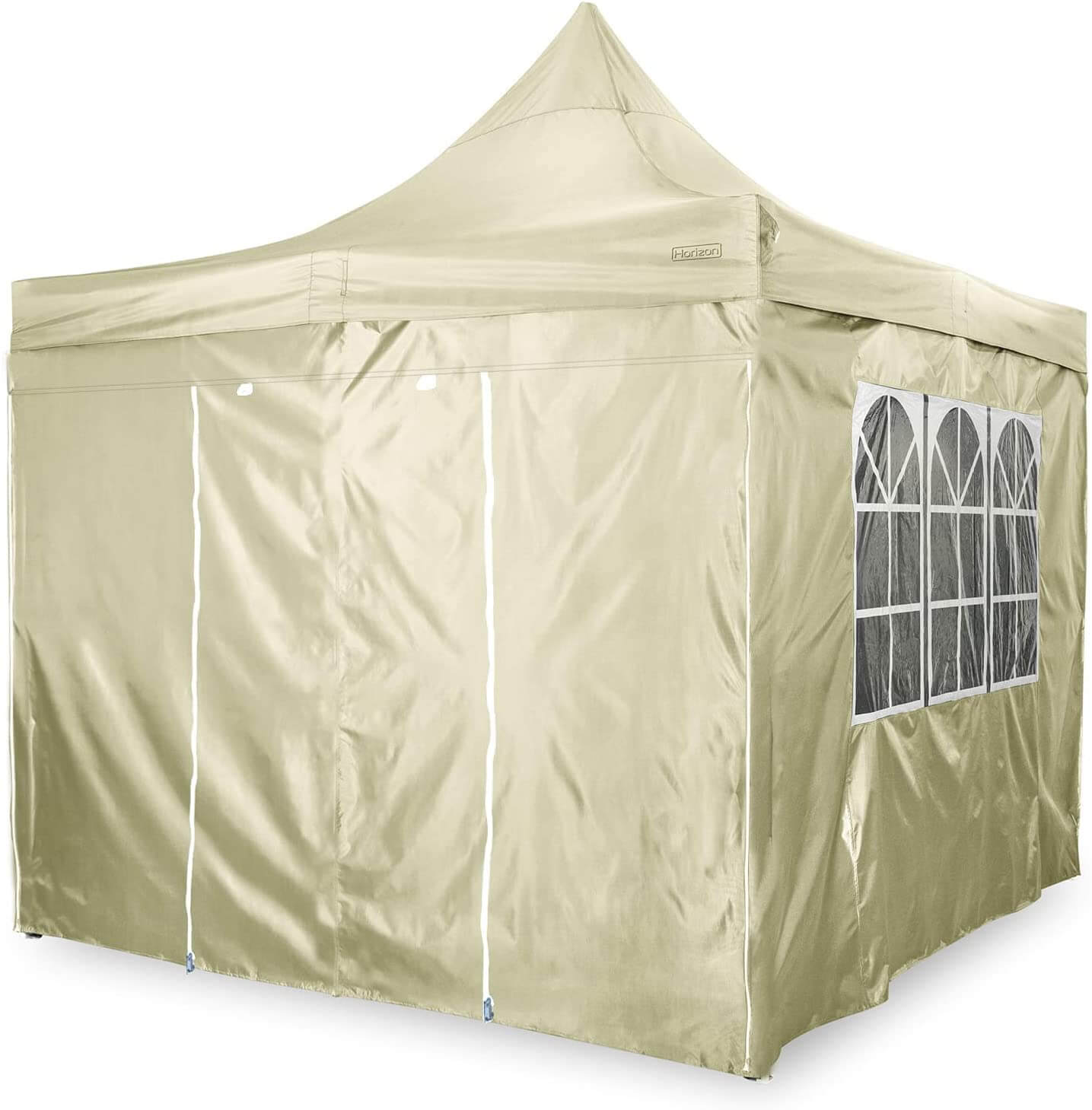 Commercial 3m x 3m Deluxe Gazebo with Zipped Removable Sides