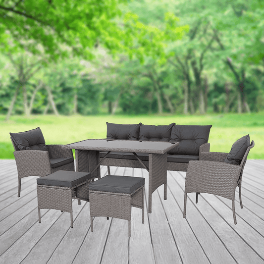Large Family Dining Sets Outdoor Dining Table and Chairs