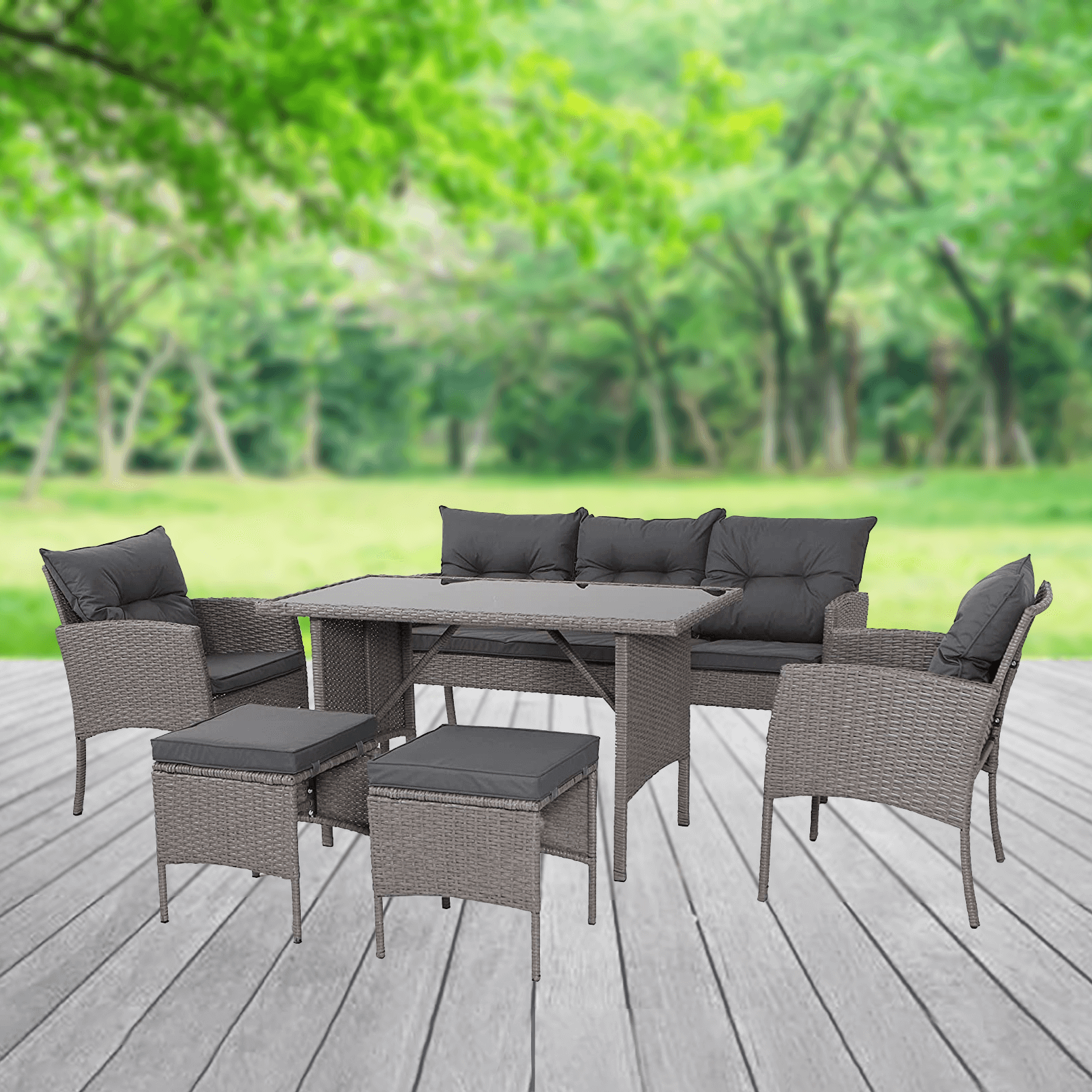 7 Seater GardenCo Garden Furniture Dinning Set