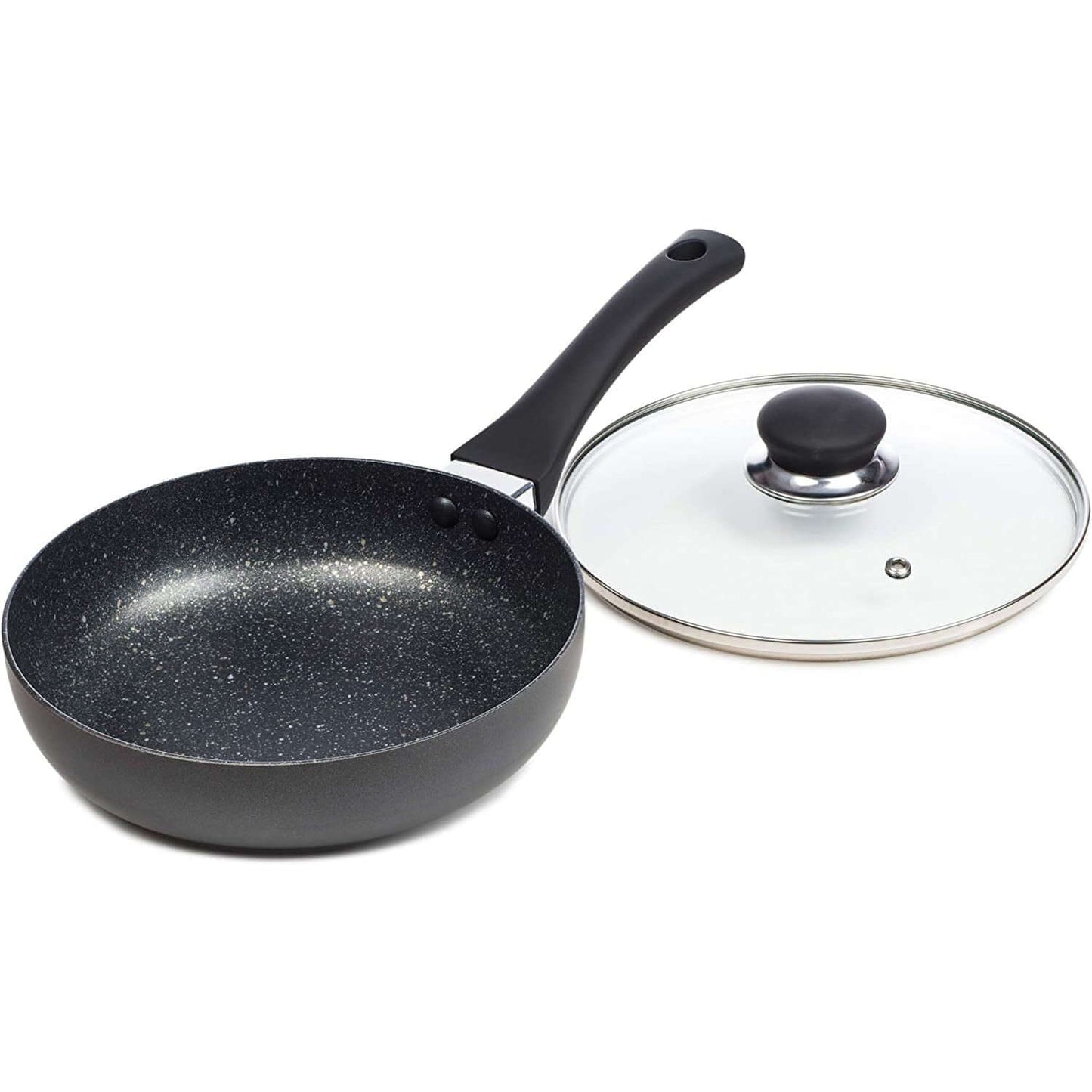 4 Eggs ChefMate 20cm Poacher Pan - Non Stick Poached Egg Boiler & Frying Pan in One - Induction Suitable
