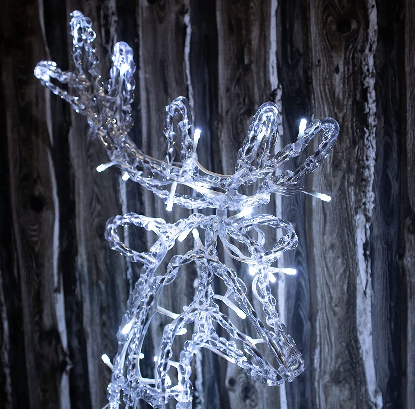 Standing Reindeer 2D - 80cm LED Light Up Outdoor Christmas Deer Decoration